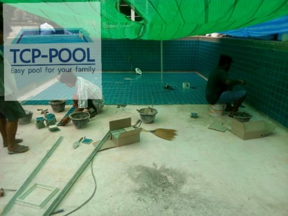 รับซ่อมสระว่ายน้ำ - รับสร้างสระว่ายน้ำราคาถูก